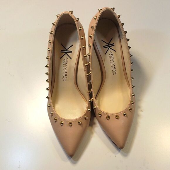 KARDASHIAN KOLLECTION ROCKTUD POINTED TOE HIGH HEEL STILETTOS PUMP SHOES - Picture 2 of 15